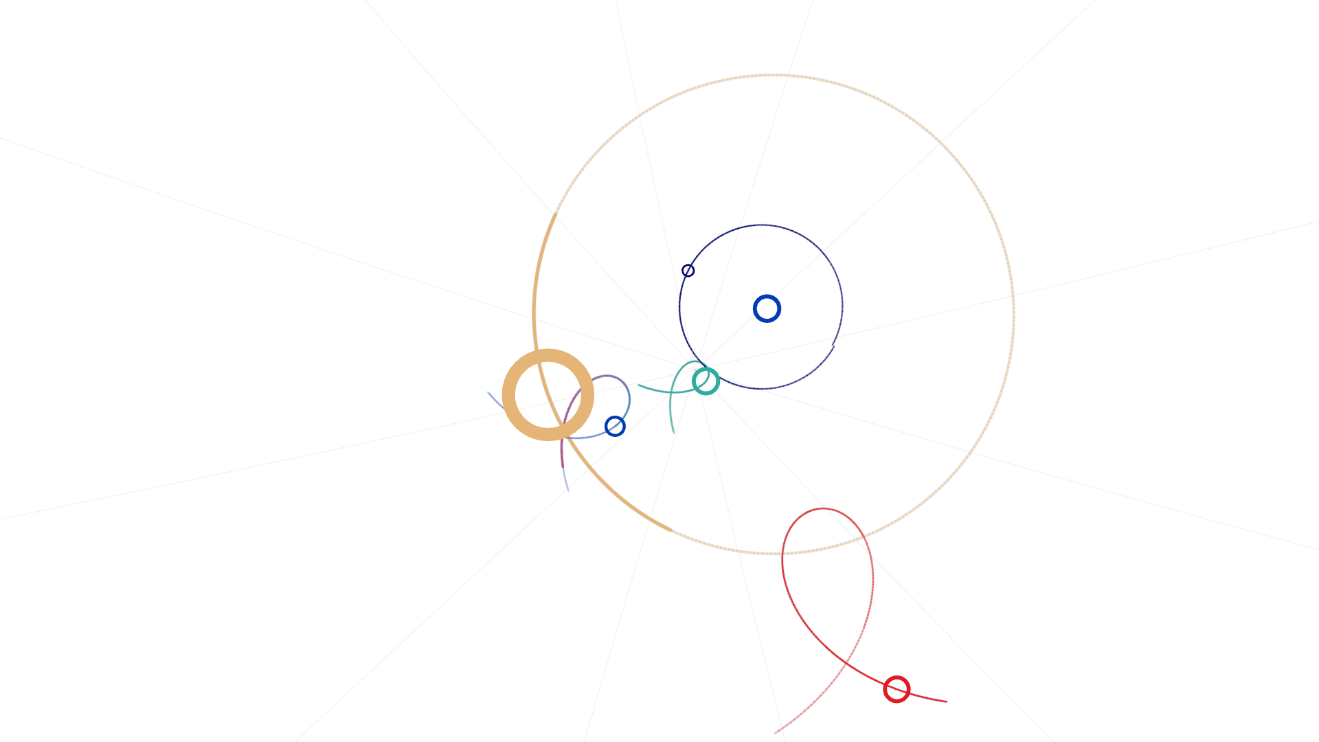 Mercury at forward station: overhead view
